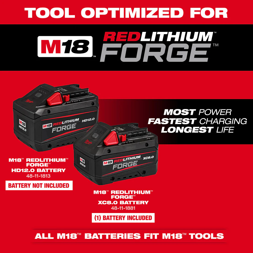 2025 Milwaukee 3016-21PS M18 FUEL 18V Paalzagen met QUIK-LOK Kit