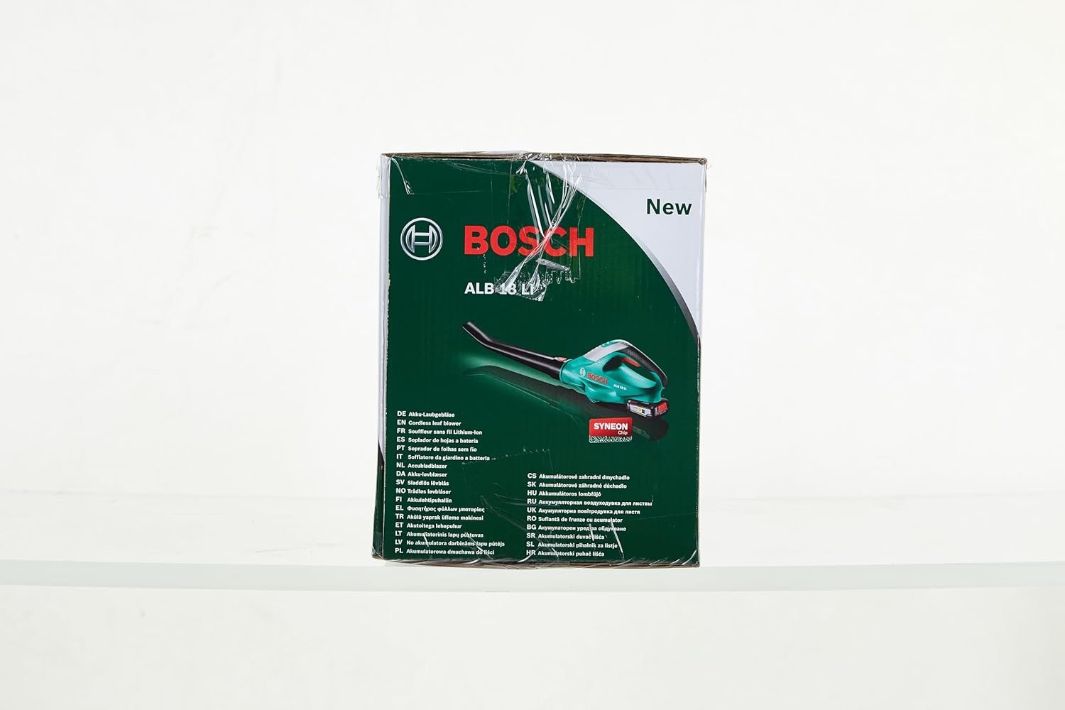 Bosch Home and Garden Akku Laubblser ALB 18 LI (1 Akku, Max. Geblsegeschwindigkeit 210 km/h, im Karton) Grün, Schwarz