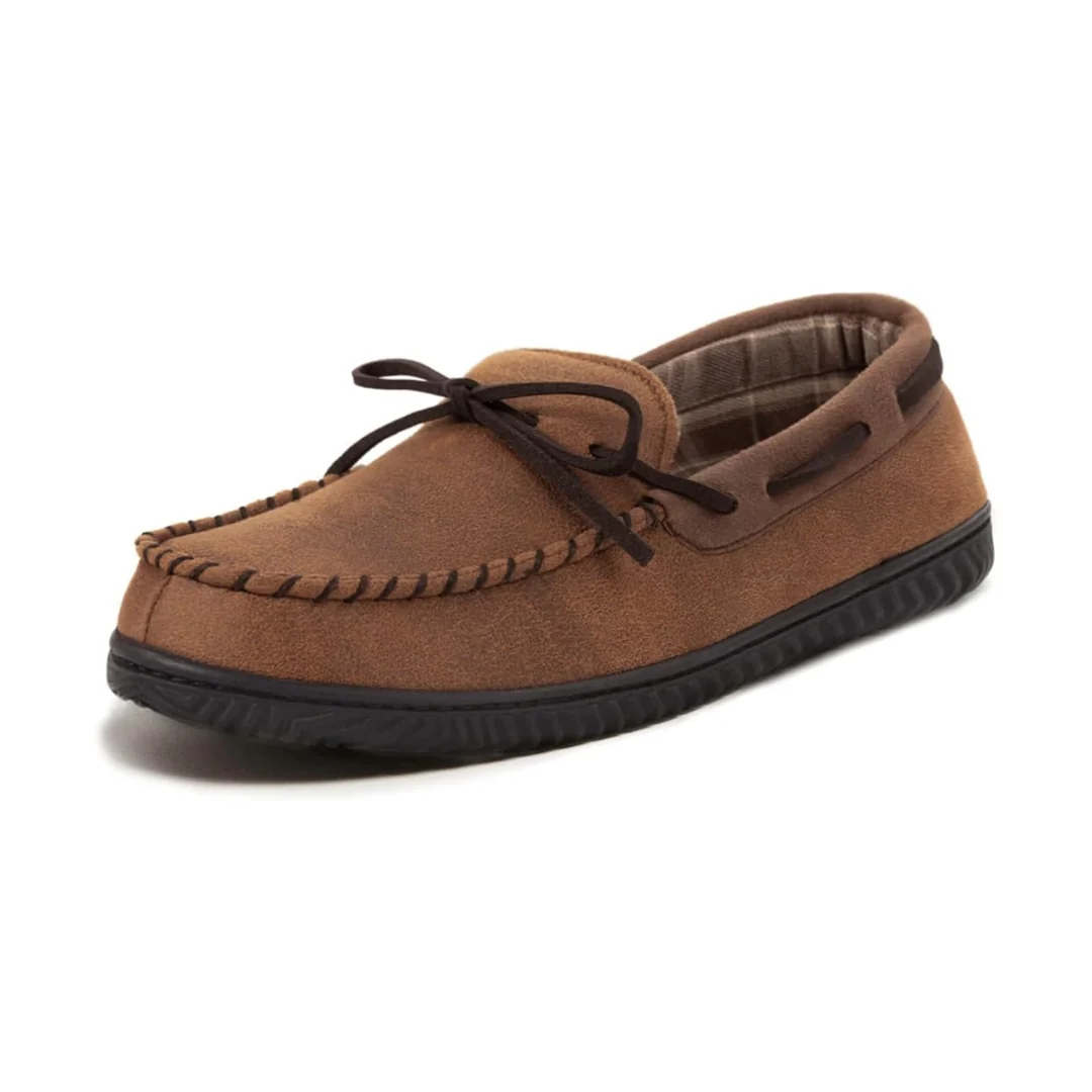 Men's Classic Tassel Loafers in Leather-Look Finish
