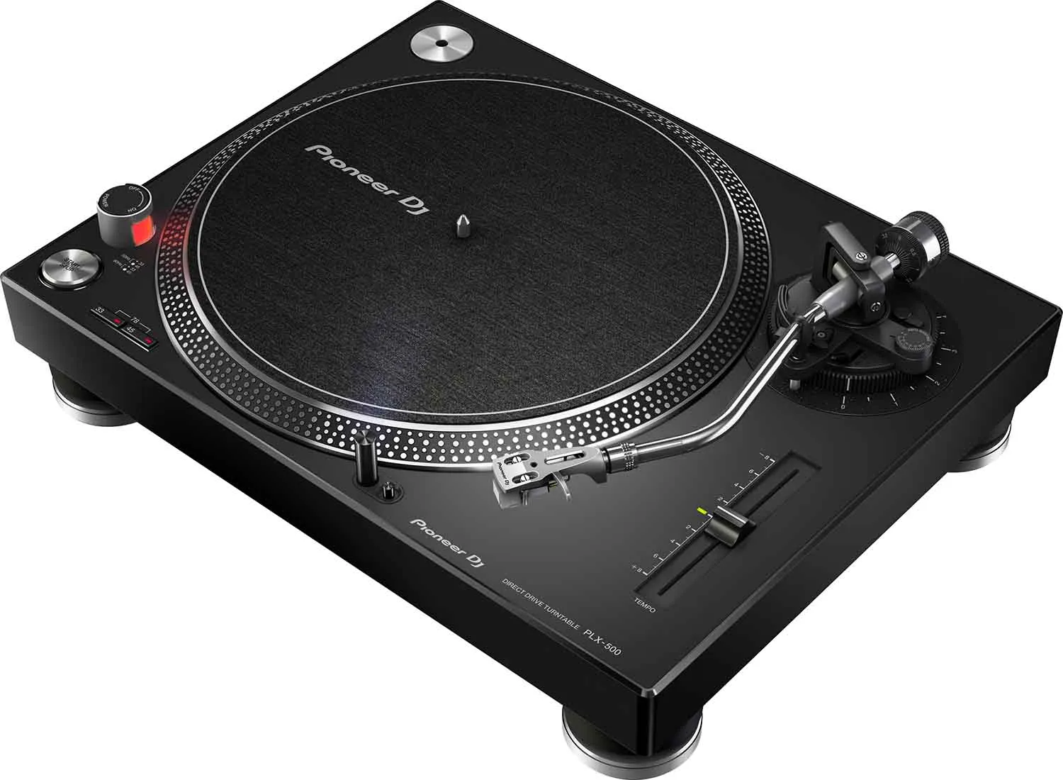 B-Stock: Pioneer DJ PLX-500-K High Torque, Direct Drive Turntable - Black
