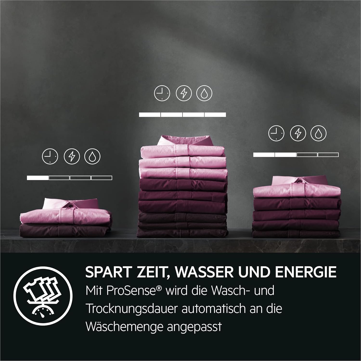 AEG L7WBA60680 Waschtrockner / DualSense - schonende Pflege / 8 kg Waschen / 5 kg Trocknen / D / energiesparend / Mengenautomatik / Nachlegefunktion / ProSteam - Auffrischfunktion / 1600 U/min