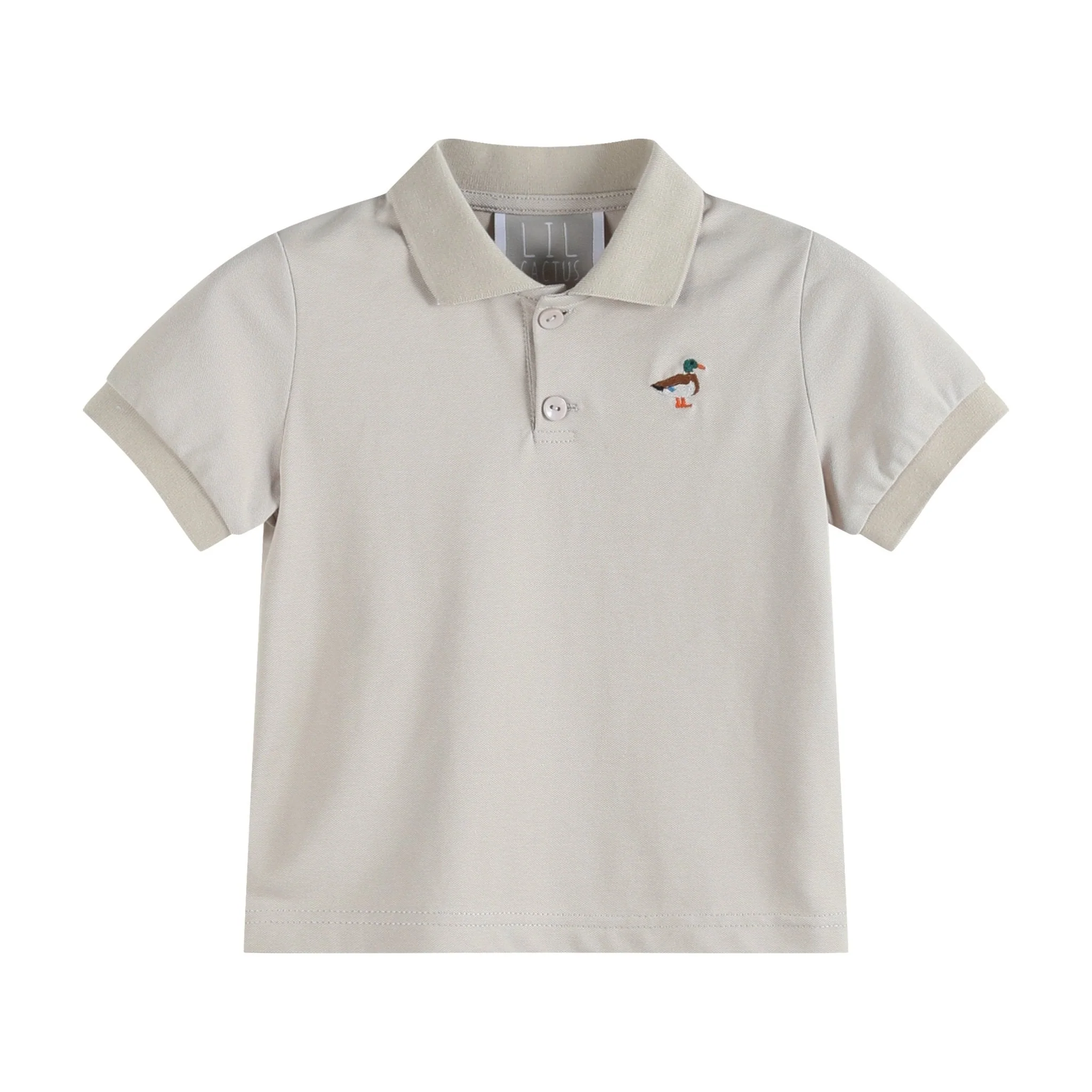 Light Brown Mallard Duck Golf Polo Shirt