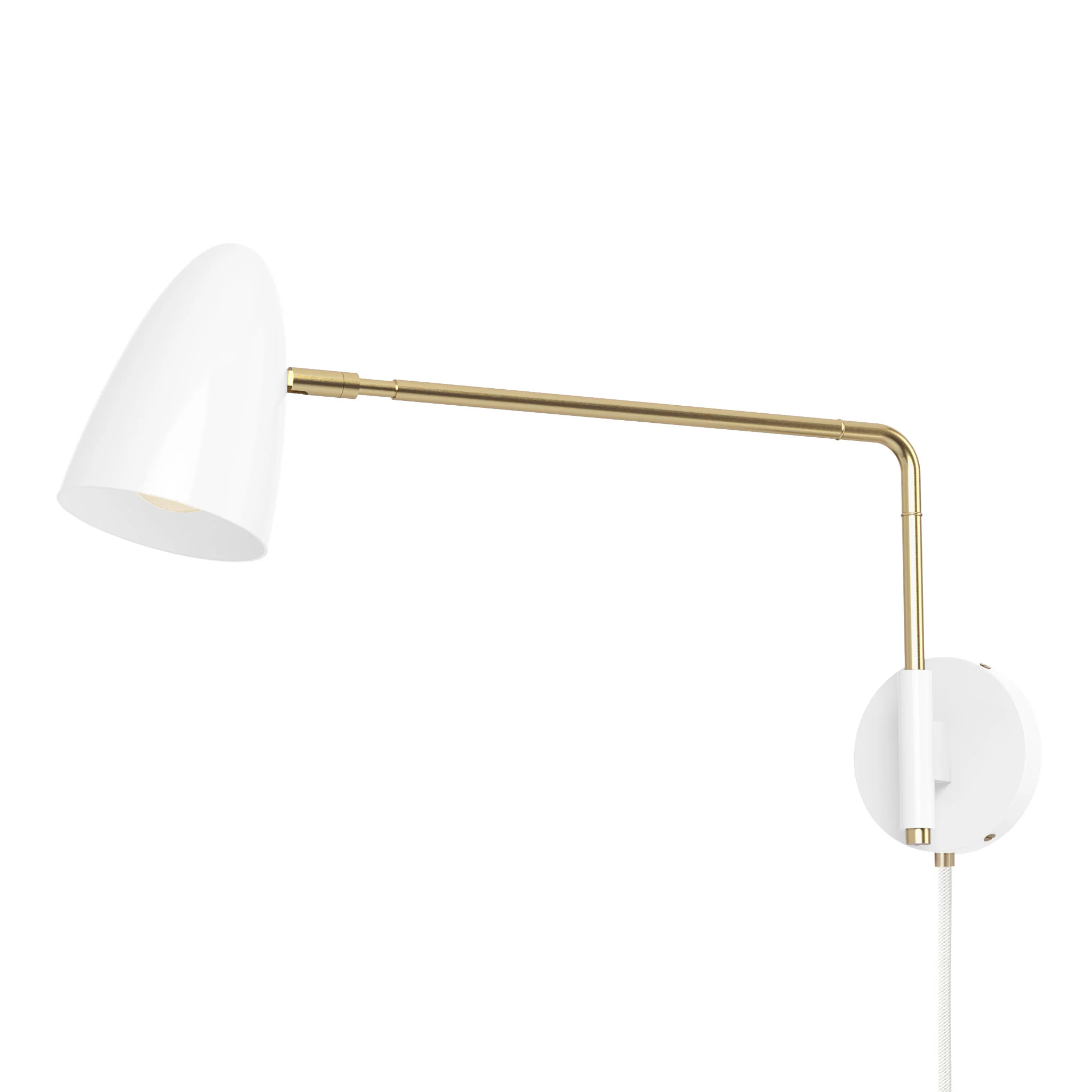 Color Boom Swing Arm Plug-in Sconce - 17