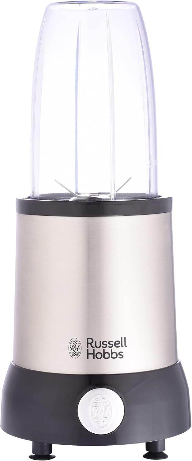 Russell Hobbs Mixer [Multifunktions- Standmixer] NutriBoost (inkl. 5 BPA-freie und spülmaschinengeeignete Behlter + Deckel, 22.000 U/min, 0.9 PS-Motor) elektrischer, Smoothie-Maker 23180-56