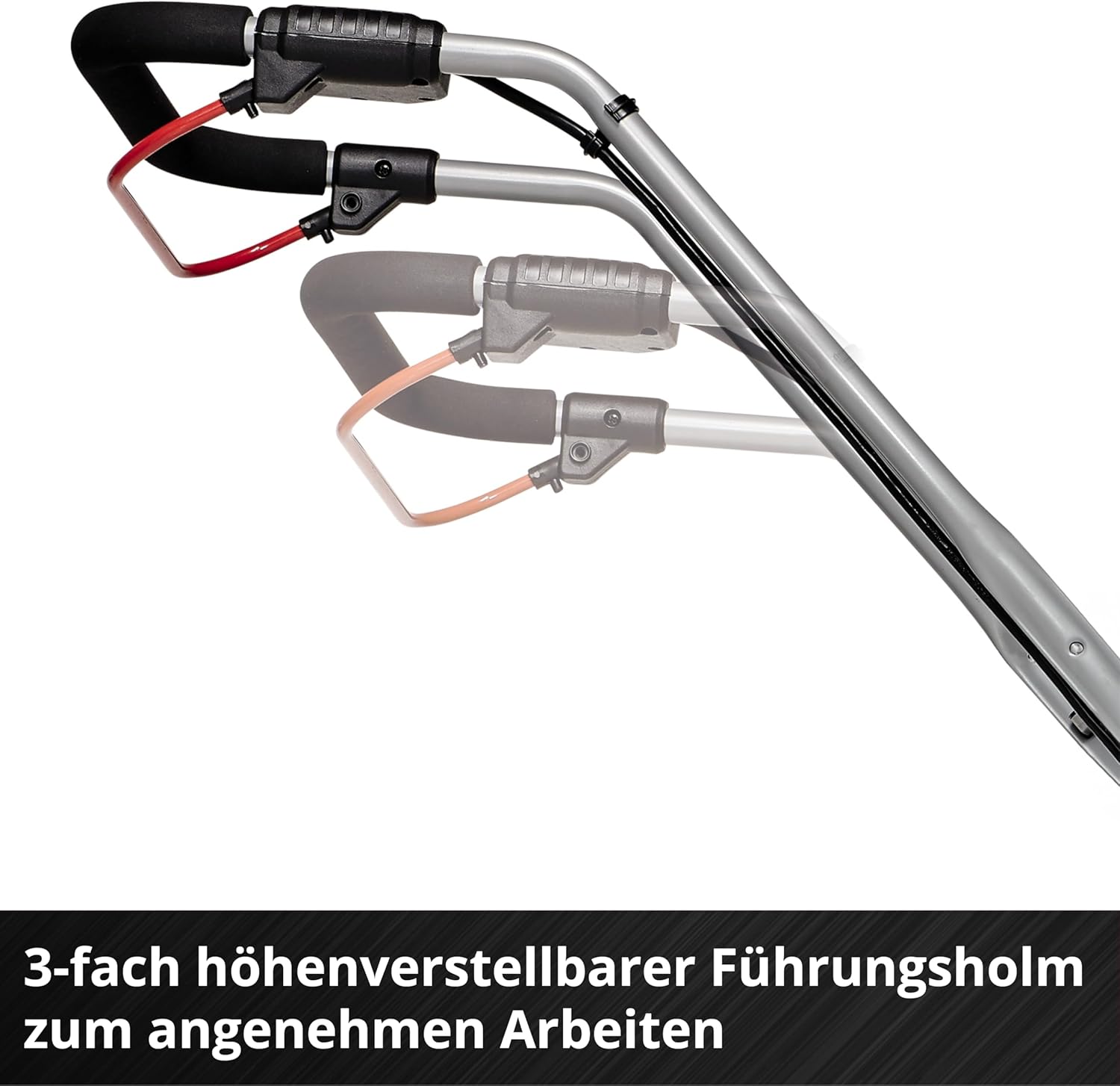Einhell Akku-Rasenmäher GE-cm 36/33 Li Kit Power X-Change (36 V, 33cm Schnittbreite, bis 250 m2, 30L Fangkorb, 25-65 mm Schnitthöhe, inkl. 2X 2,5 Ah Akkus + 2X Ladegeräte)