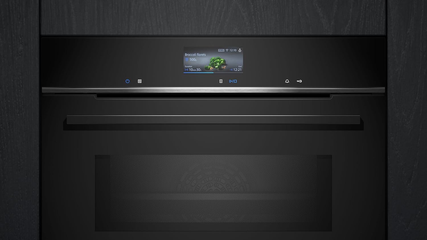 Siemens HB578GBS3, iQ500, Einbau-Backofen 60 x 60 cm, activeClean Pyrolyse Selbstreinung, TFT-Display, 3D Heißluft, Schnellaufheizung, cookControl40 Automatikprogramme, softMove, Edelstahl