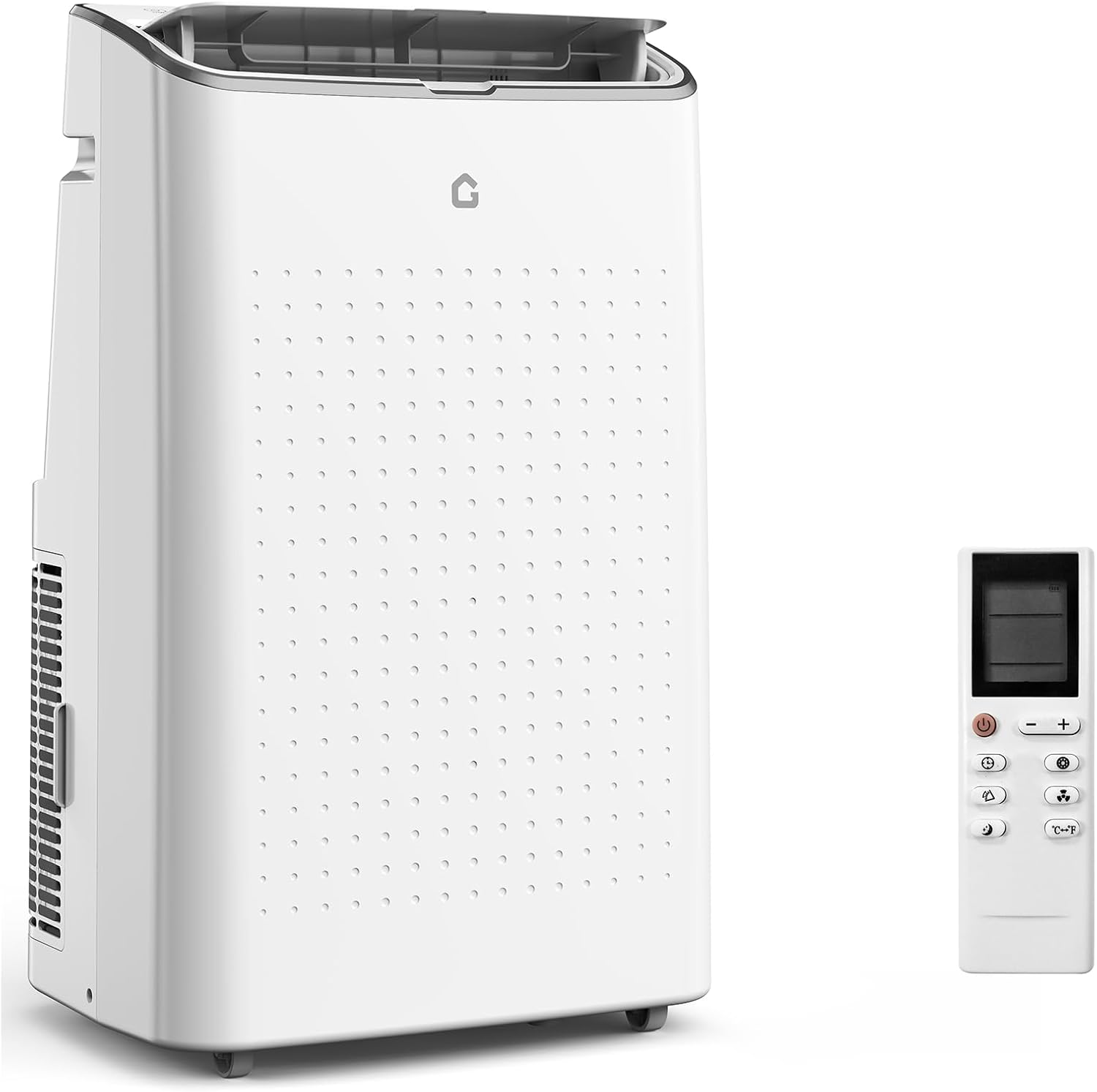 Tragbare Klimaanlagen, 15.000 BTU tragbare AC-Einheit bis zu 800 sq.ft mit Ventilator & Luftentfeuchter, Fernbedienung, 24 Stunden, Fenster-Kits enthalten Drainagefreie Kühlung für Schlafzimmer, Büro