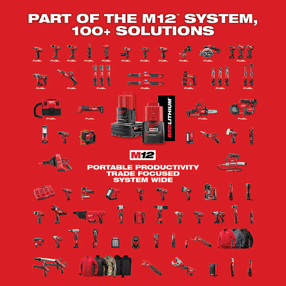 2025 Milwaukee 48-59-1807 M18 en M12 Snellader Station