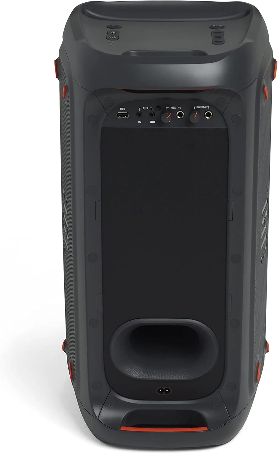JBL PartyBox 710 - Schwarz �C Trag - und rollbarer Bluetooth Party-Lautsprecher mit Lichteffekten �C Spritzwassergesch��tzte, mobile Musikbox