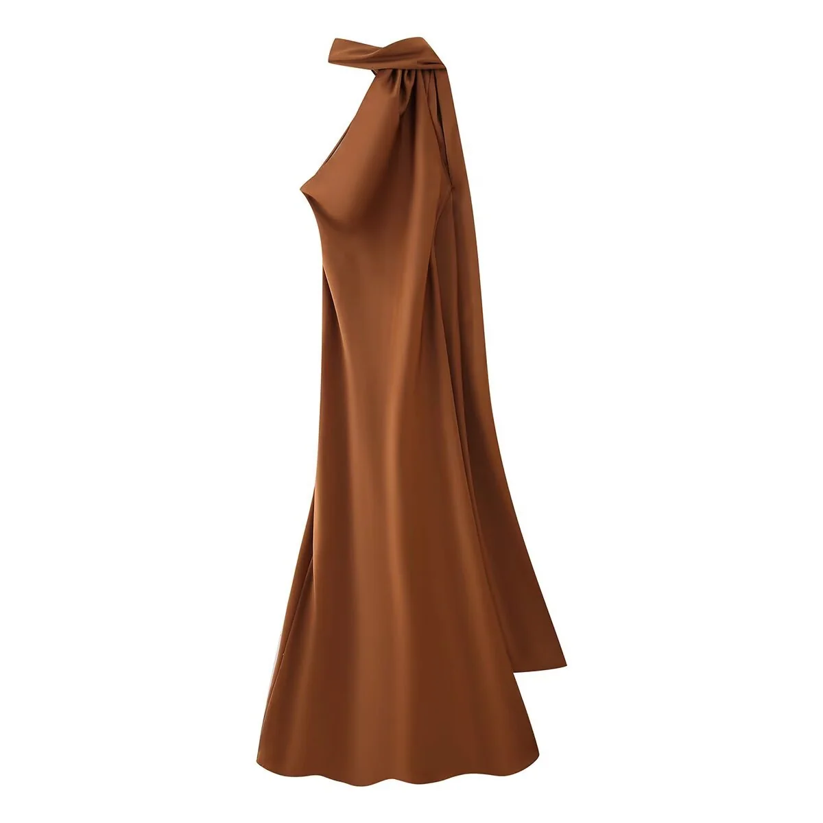 Luxuri?ses Satin-Maxikleid f��r festliche Anl?sse