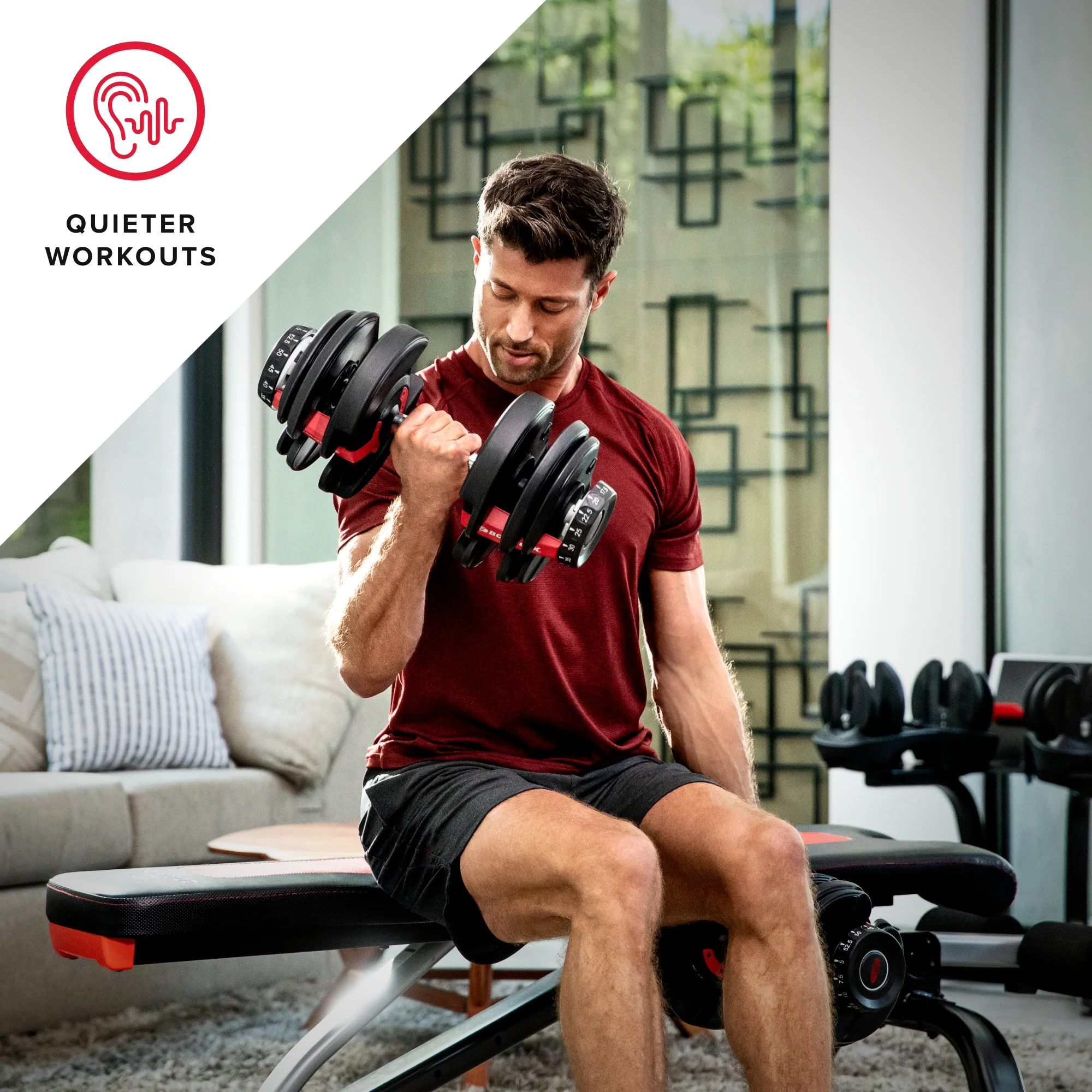 Bowflex SelectTech 552 Dumbbell Verstelbare Enkele Halter