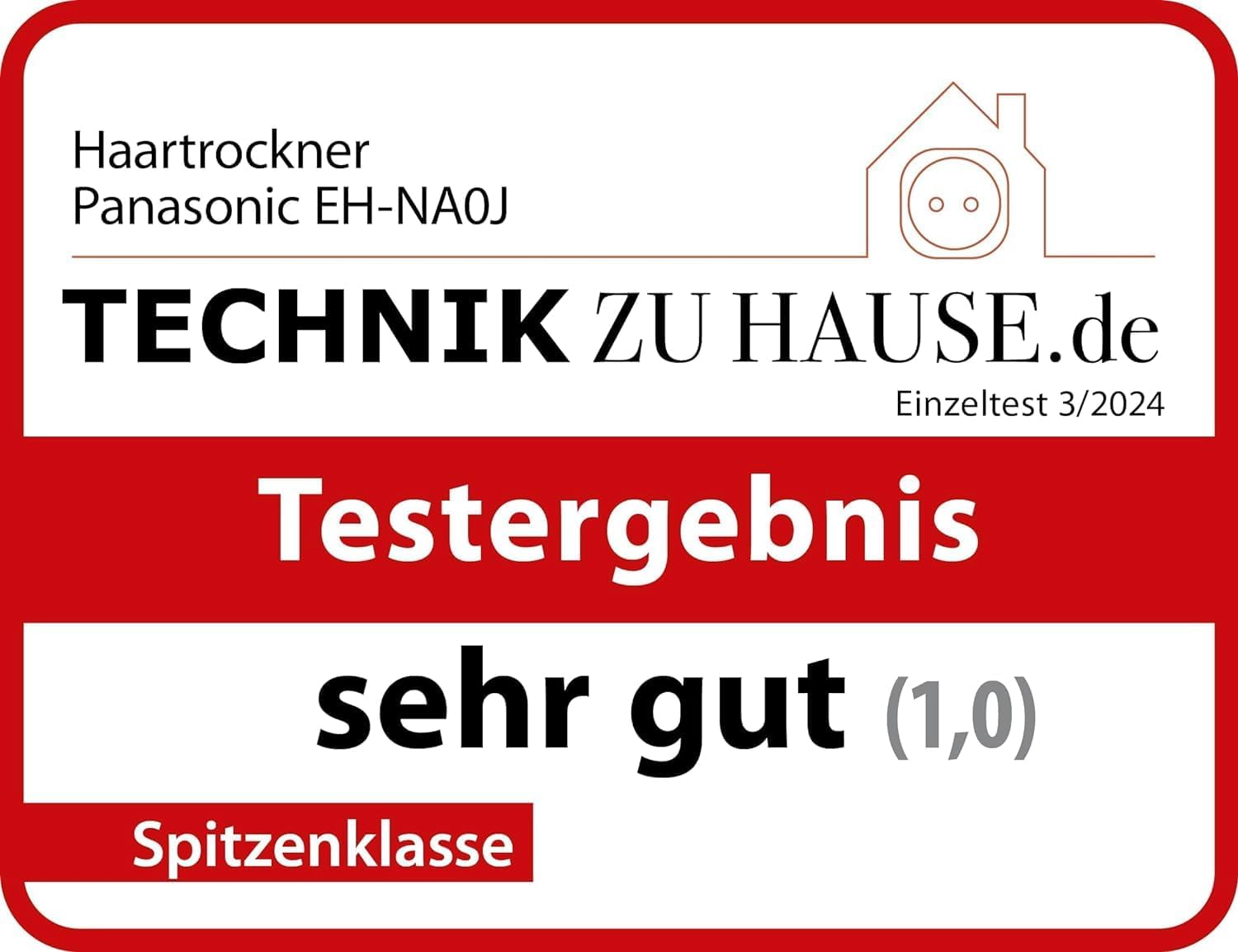 Panasonic EH-NA0J-N825 nanoe™ MOISTURE+ & Mineral Haartrockner, If Design Award, Diffusor & Konzentratordüse, Heiß- & Kalt-Wechselmodus, Pflege für Haut, Kopfhaut & Haarspitzen, 1600 W, Schwarz