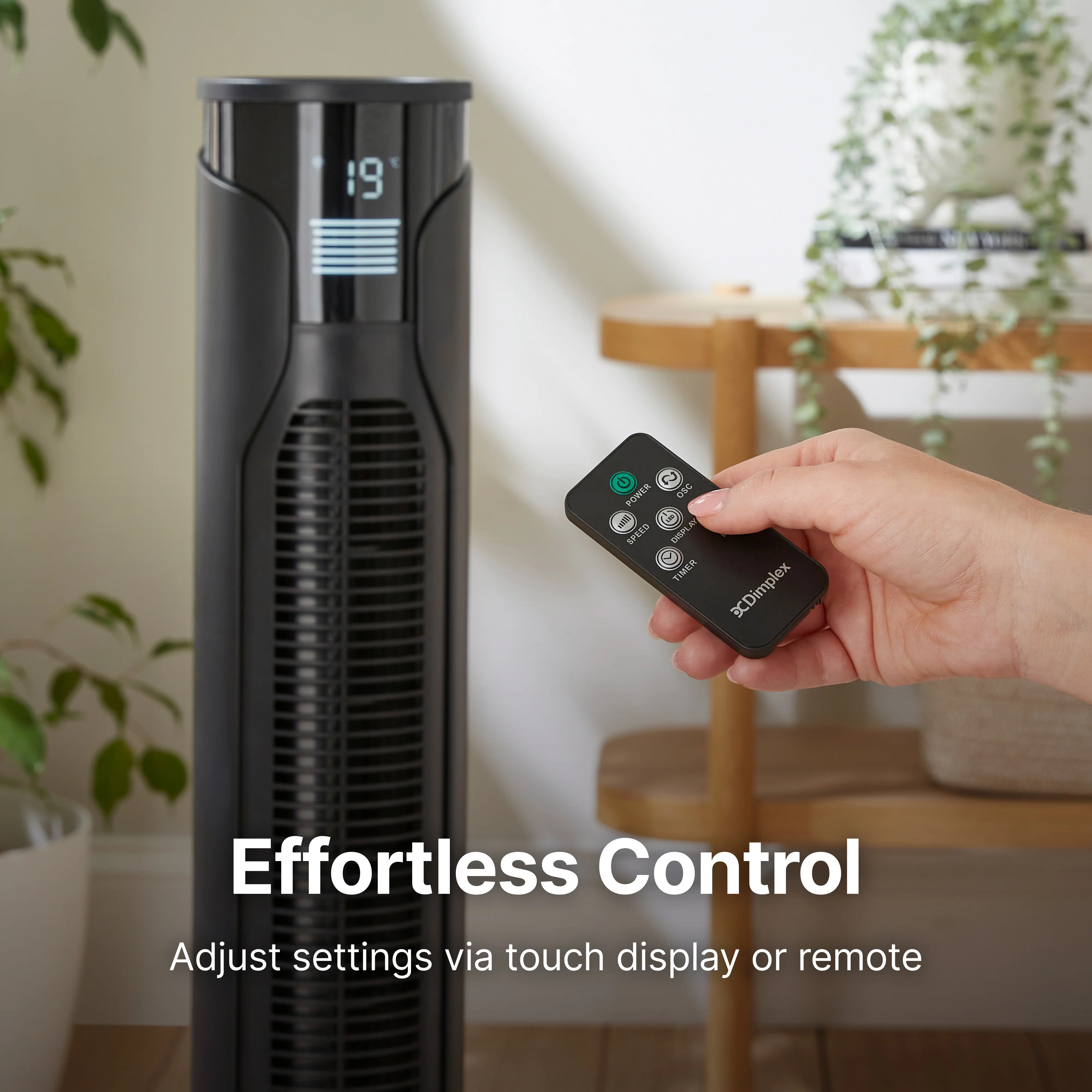 Dimplex Anthracite Tower Fan