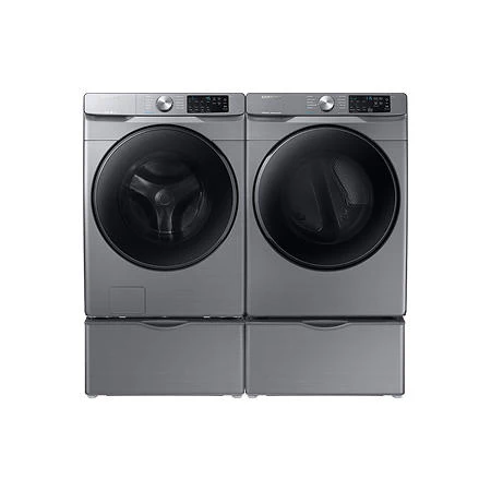 45 cu ft FrontLoad Washer  75 cu ft Electric Dryer – Platinum