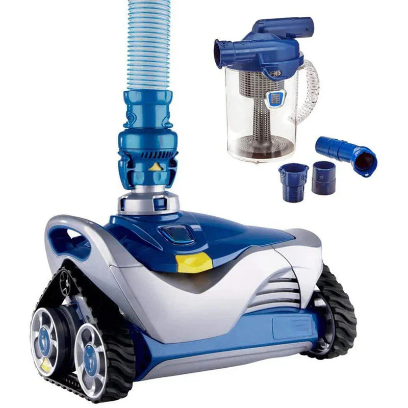 Automatic Suction Side Pool Cleaner Vacuum with Cyclonic Leaf Canister