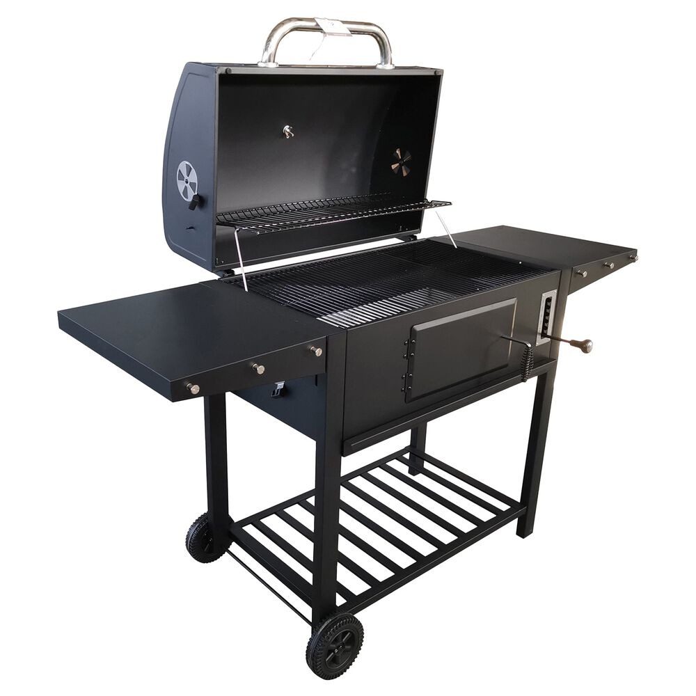 Grill ogrodowy węglowy Meven Siena, ruszt 74,5 x 45 cm