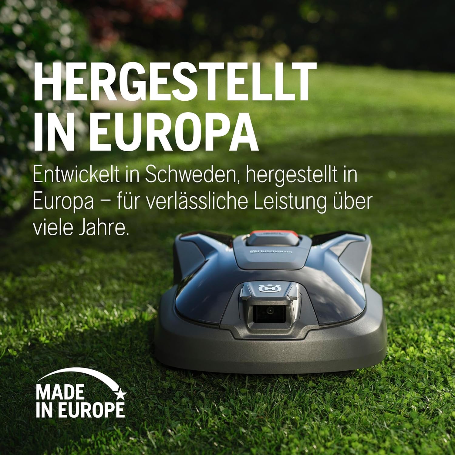 HUSQVARNA Automower Aspire R6V - Mähroboter ohne Begrenzungskabel, AI Vision Objekterkennung, GPS-Navigation, WLAN-App-Steuerung, systematische Mähmuster, virtuelle Zonen, bis 600 m2