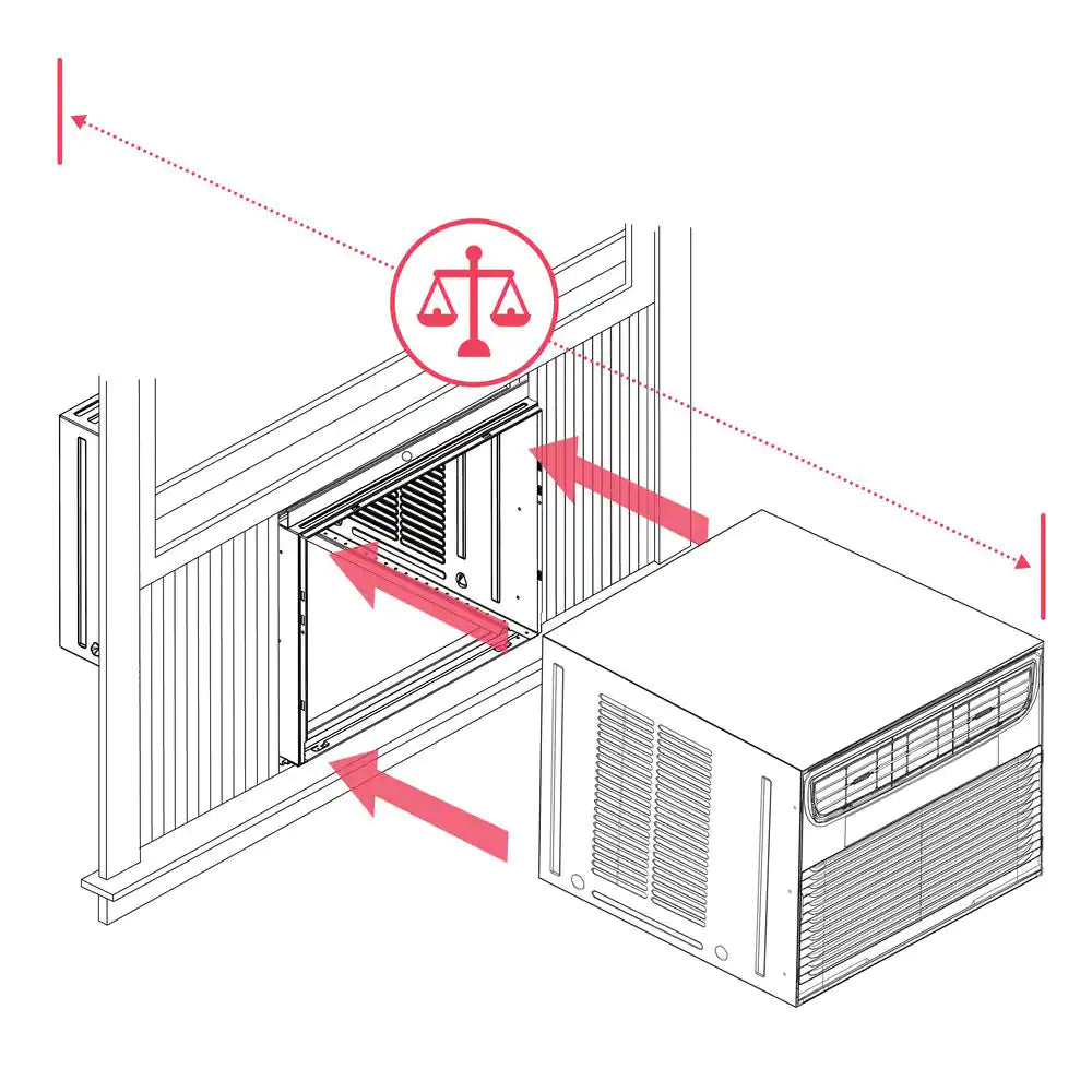 Frigidaire 25.000 BTU Connected Raamairconditioner met Uittrekbaar Chassis