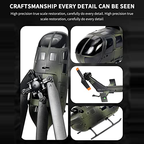 KKnoon Elicottero Telecomandato, Elicottero Radiocomandato, Aereo Telecomandato per Bambini, Elicottero RC Giocattolo da interno Regalo per Principianti Ragazzi Ragazze Adulti, Grigio : Giochi e giocattoli