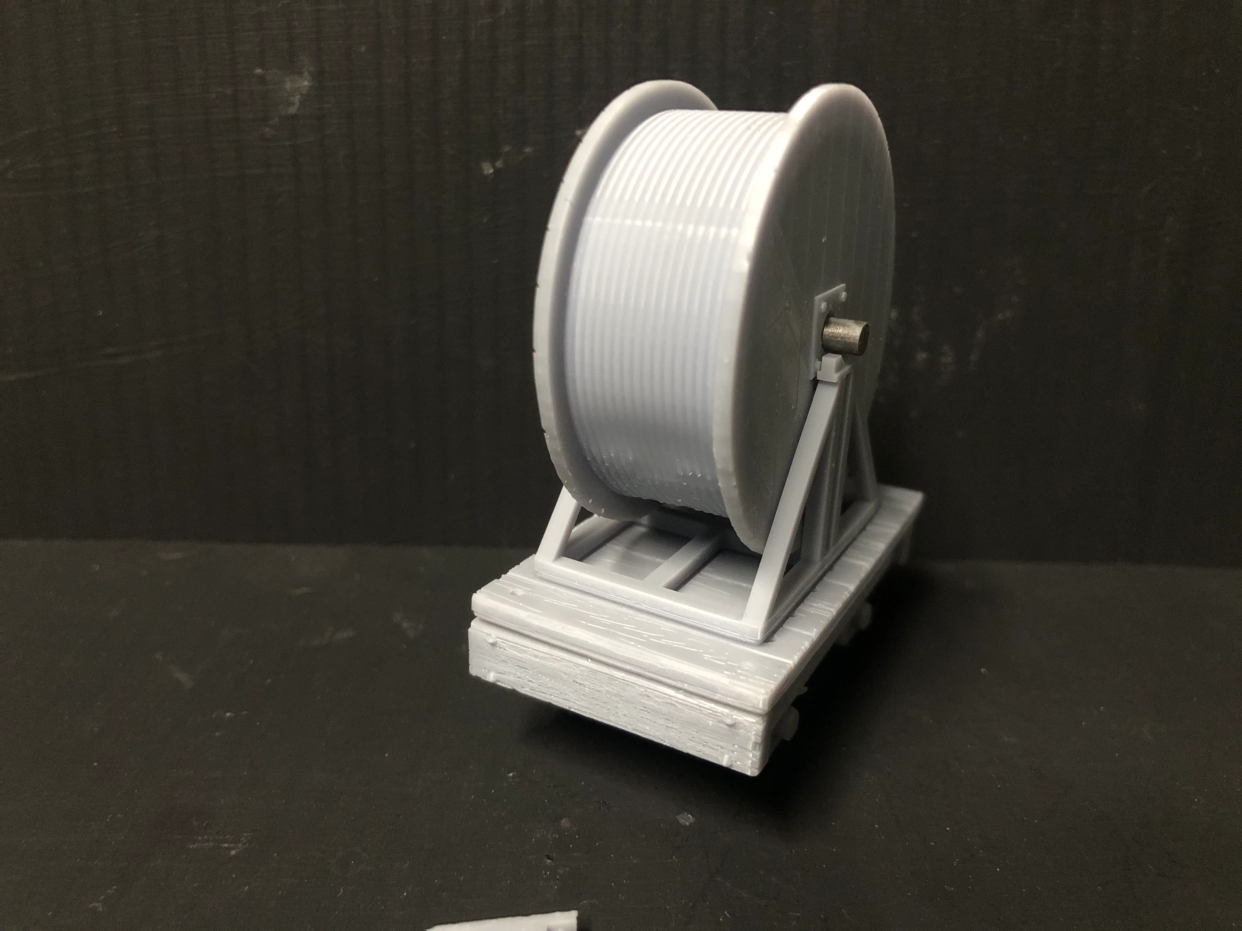 GN15 Narrow Gauge Cable Wagon with Wheels - Model Railway Freight