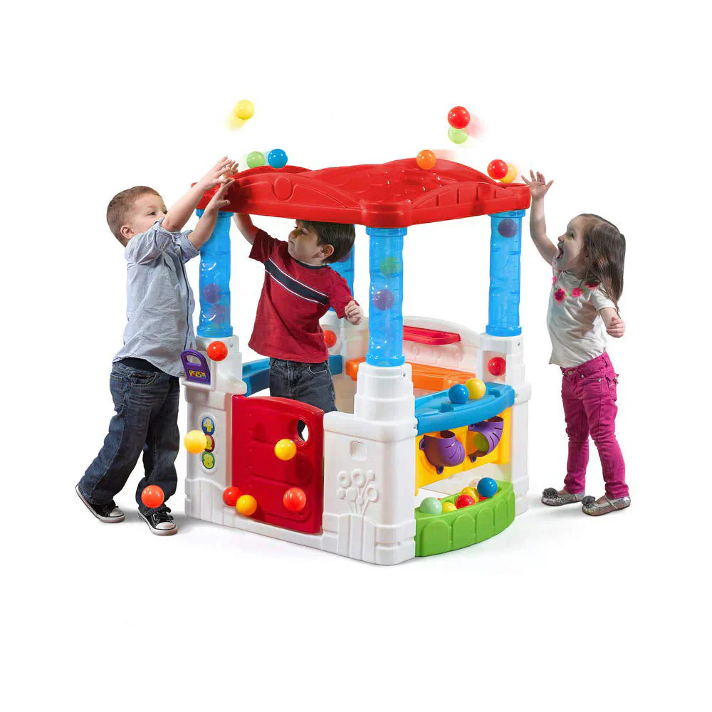 Crazy Maze Toddler Ball Pit Outdoor or Indoor Playhouse with 20 Colorful Balls