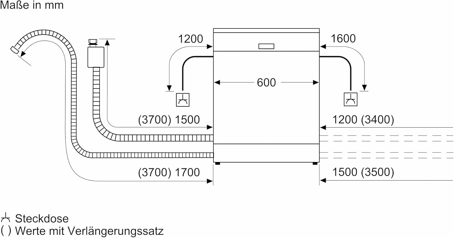 Bosch SMV4ETX08E, Serie 4, Smarter Geschirrspüler Vollintegriert 60 cm, Besteckkorb, Spülmaschine mit Programmassistent, besonders Leise, Rackmatic, Automatische Türöffnung, InfoLight, AquaStop