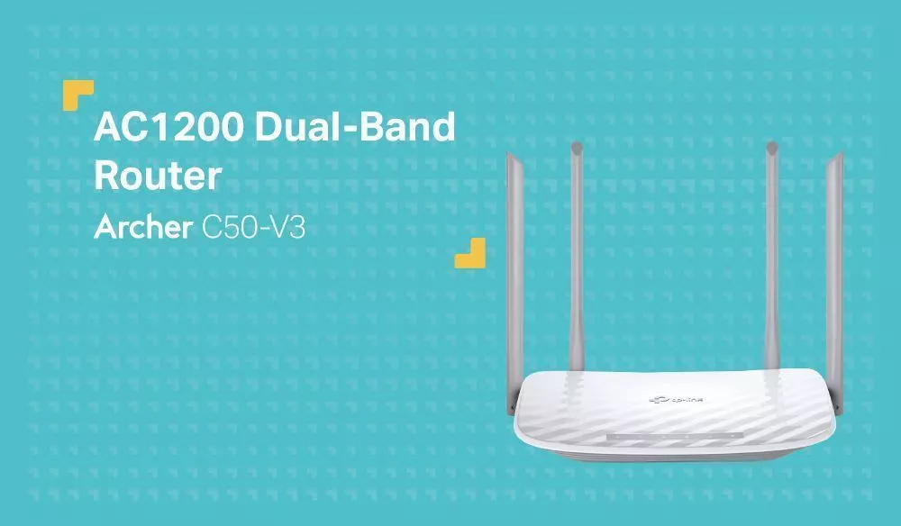TP-LINK AC1200 draadloze Wi-Fi dual-band router, Fast Ethernet, 5GHz 867Mbps