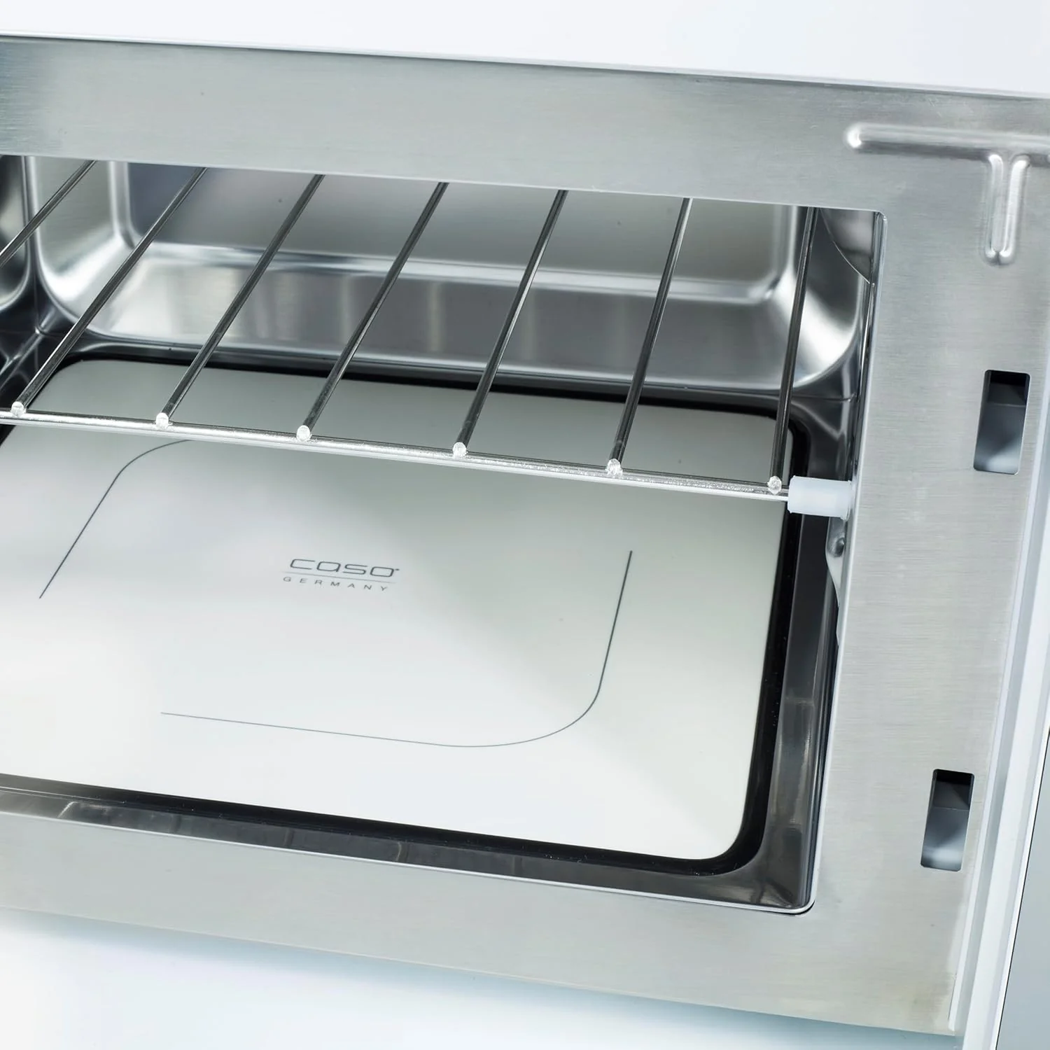 CASO MCG30 Ceramic chef Testsieger Haus & Garten Test, 3in1 Mikrowelle mit Grill + Hei?luft 2100W 30L, Borosilikatglasboden, Backofen-Funktion bis 200��C