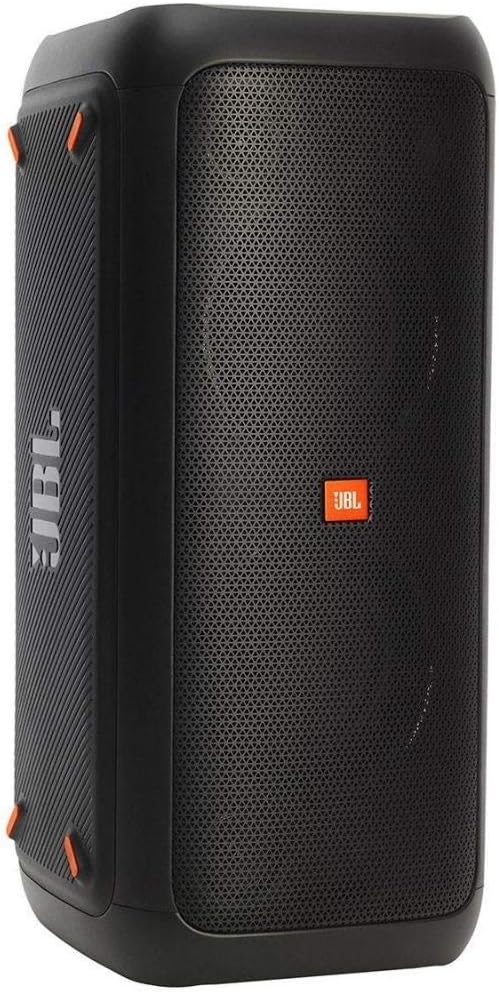 JBL PartyBox 710 - Schwarz �C Trag - und rollbarer Bluetooth Party-Lautsprecher mit Lichteffekten �C Spritzwassergesch��tzte, mobile Musikbox