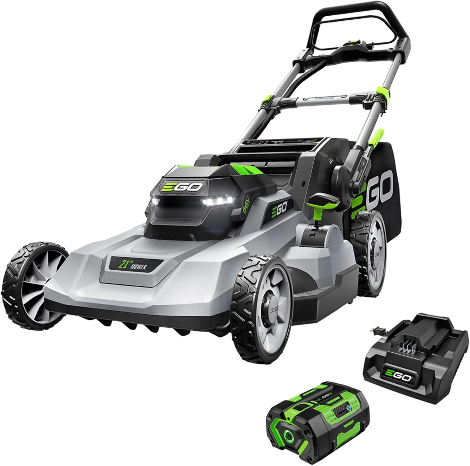 EGO POWER+ Electric Lawn Mower, Cordless, Includes 56V 6.0Ah Battery And 320W Charger