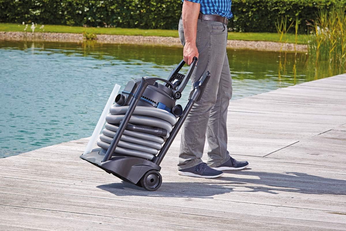 Oase 37102 PondoVac 3, 1600 W, 4000 l/h - Vijverslibzuiger, zwembadstofzuiger voor snelle bodemreiniging, waterbehandeling, voor vijvers van elk type en huishoudelijk gebruik