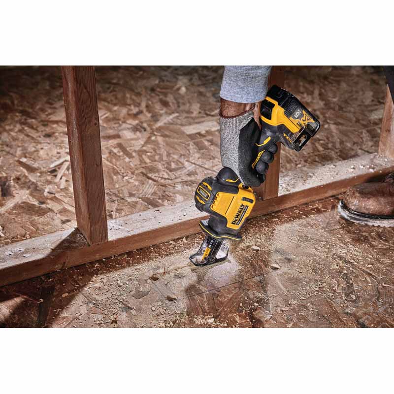 2025 DeWalt DCS369B Draadloze Compacte 20V MAX Reciprozaag met ����n Hand (Alleen Gereedschap)