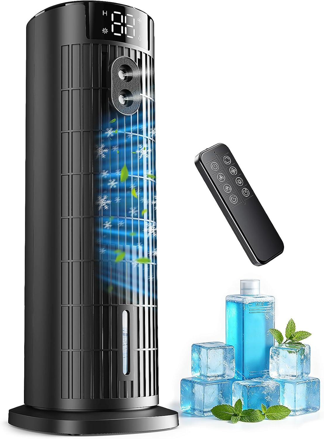 5-in-1-Kombigerät aus Klimaanlage und Luftkühler mit Fernbedienung, leise
