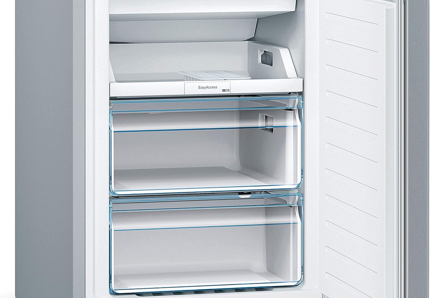 Bosch KGN36NLEA Série 2, Réfrigérateur combiné pose-libre - 305L - L 60cm x H 186cm - Inox Argent