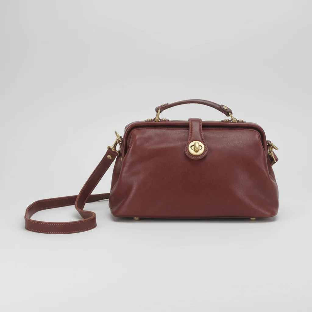 Classic Genuine Leather Rucksack, Brown