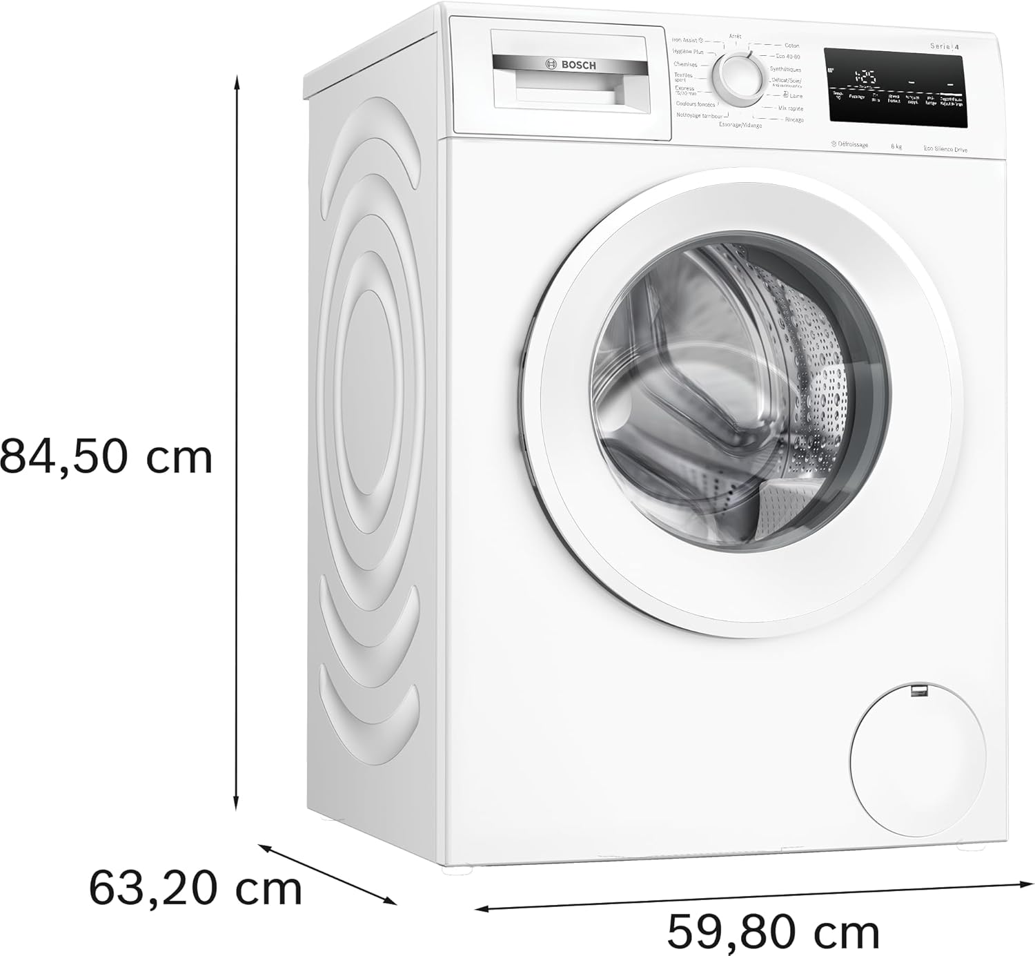 Serie 4, Frontwaschmaschine, 8 kg, max. 1400 U/min, WAN2827UFR