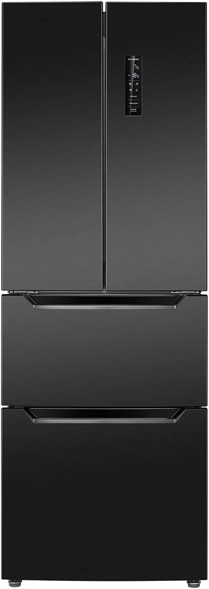 Bomann? K��hlschrank mit Gefrierfach | No-Frost Gefrierteil | 186cm K��hlschrank | 39dB | K��hl Gefrierkombination mit MultiAirflow | 320L | K��hl Gefrierkombination No-Frost | KG 7361 schwarz-inox