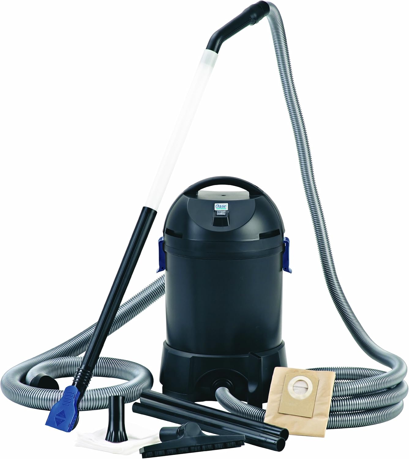 Oase 50529 PondoVac Classic, 1400 W, 3000 l/h - Teichschlammsauger, Reinigung und Wasseraufbereitung inkl. 4 Saugdüsen für für Teiche aller Art und Haushalt