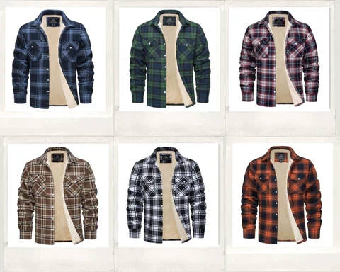 Flanelljacke f��r Herren