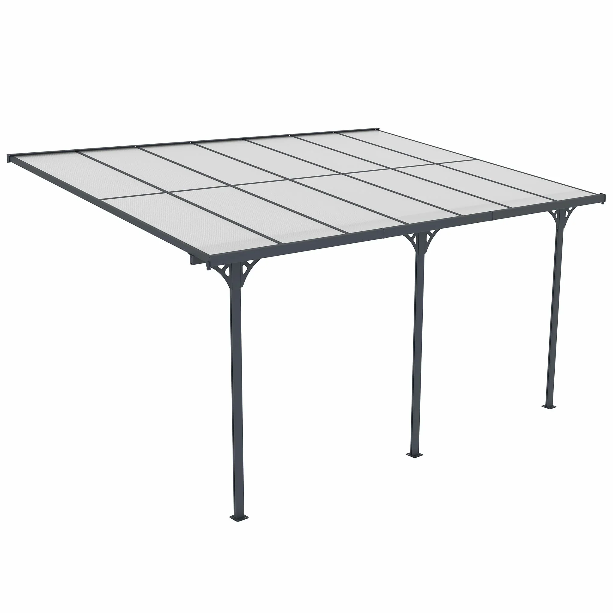 Fornorth Terrasoverkapping 435x300x225-270cm