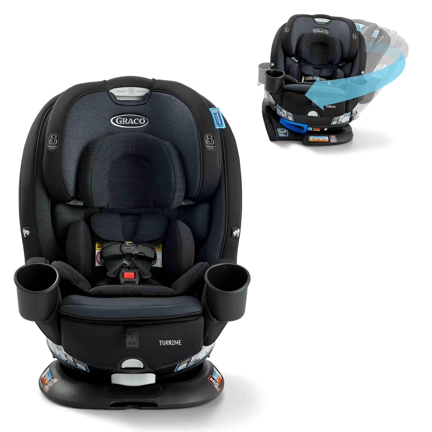 Graco Turn2Me 3-in-1 Rotating Convertible Car Seat. Cambridge