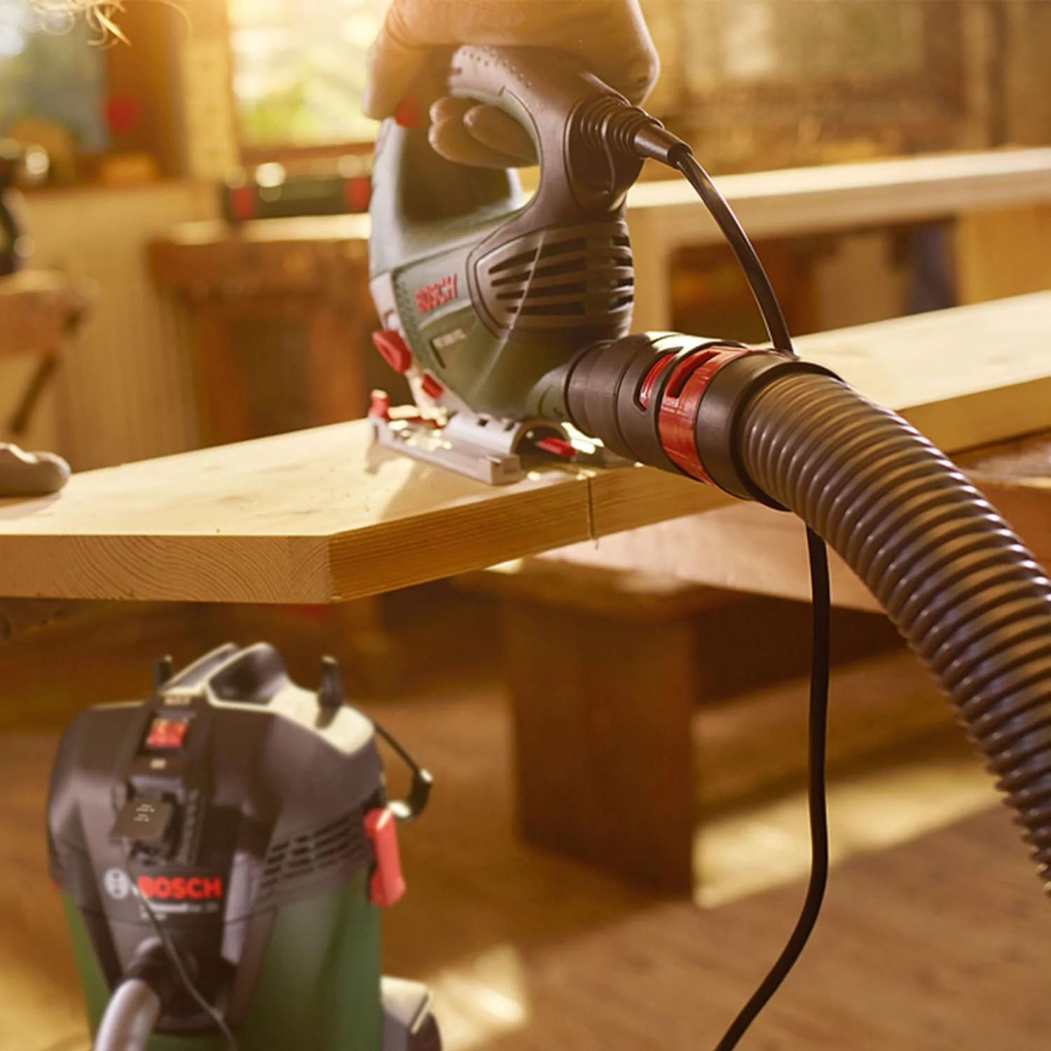 Bosch Nat- en droogzuiger AdvancedVac 20 (1200 watt, 20 liter inhoud, in doos)