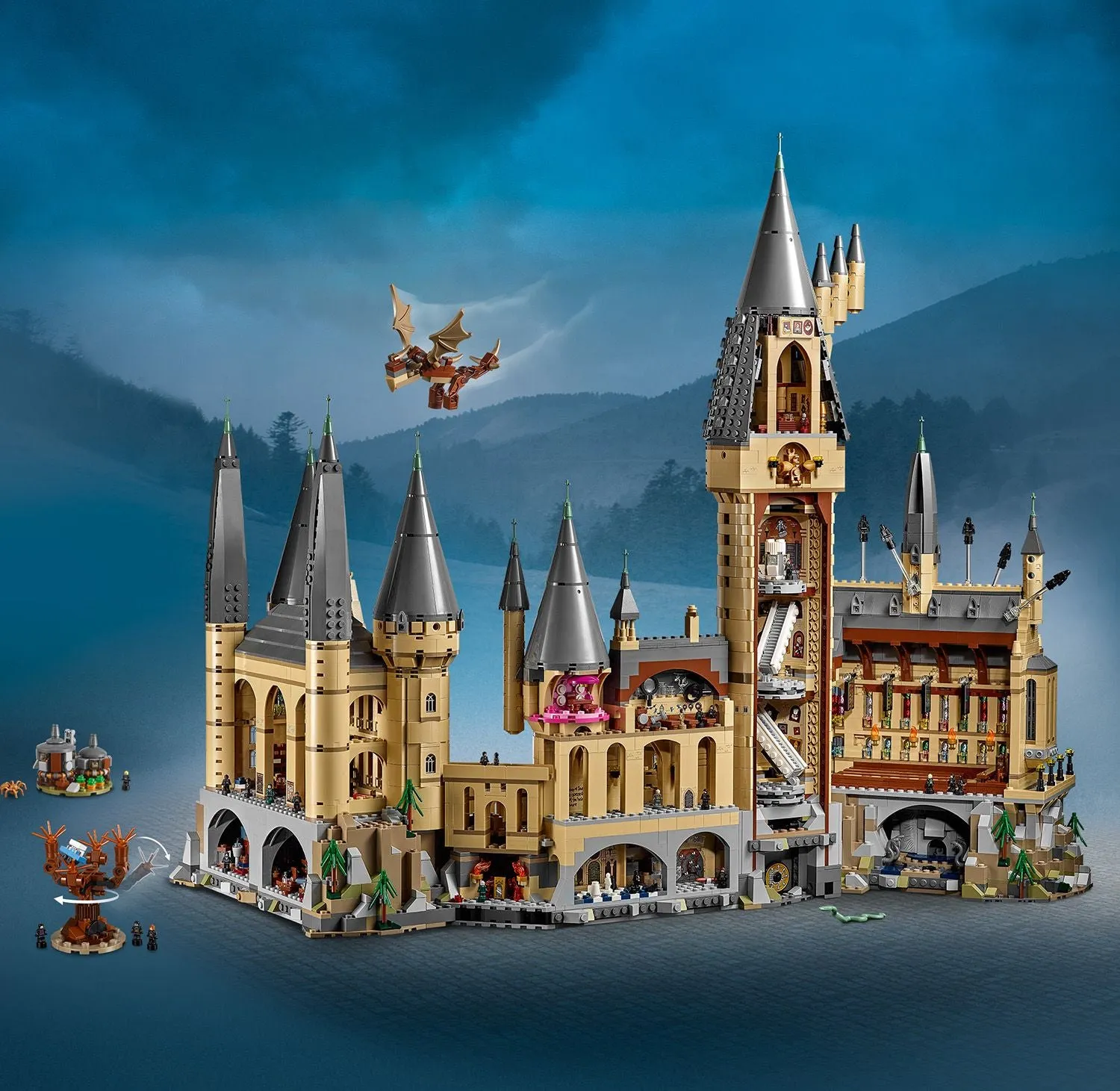 2025 LEGO Het Kasteel Zweinstein 71043 Harry Potter ?C Met meer dan 6000 stenen