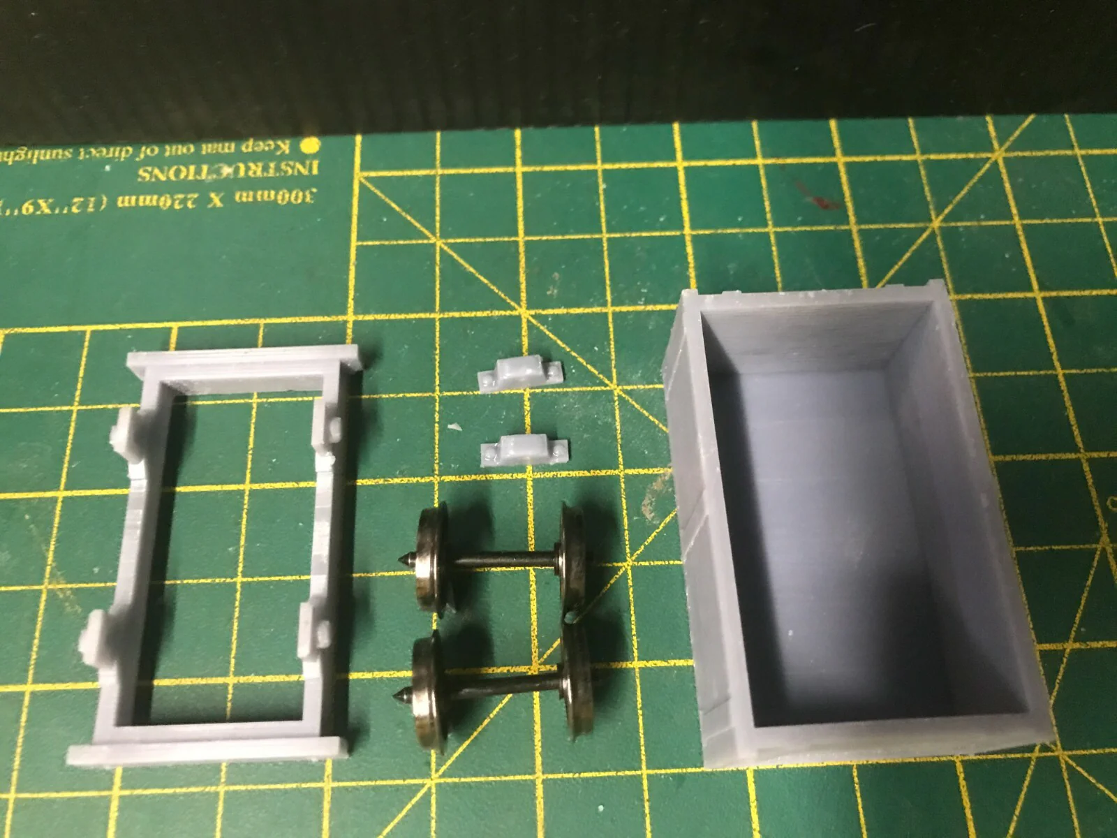 Gn15  Drop side Wagon Kit with optional wheelset