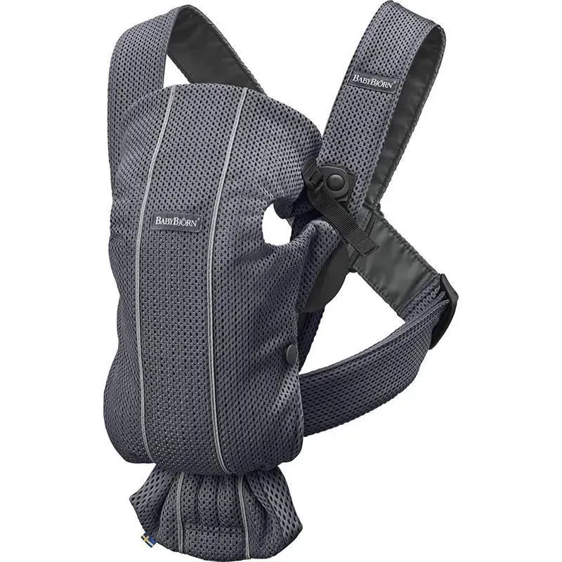 BabyBjorn Babydrager Mini 3D Mesh, Antraciet