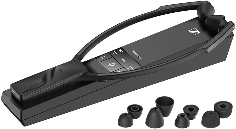 Sennheiser RS 5200 kabellose, digitale TV-Kopfhörer, kristallklarer Sound, drei verschiedene Hörprofile, Sprachverständlichkeitsfunktion, digitale oder analoge Verbindung