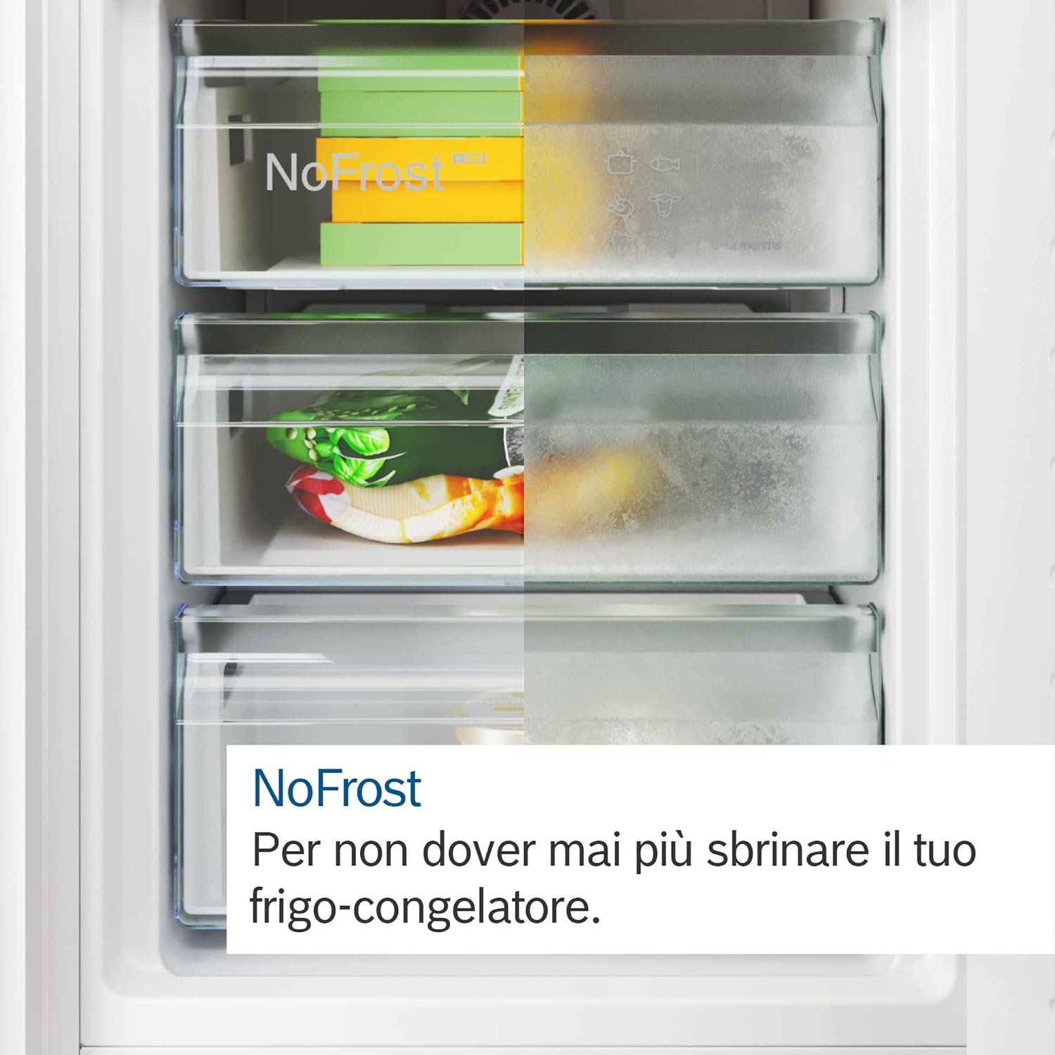 KGN362LDF Serie 4 Kühl-Gefrier-Kombination, 186 x 60 cm, 218 L Kühlen + 103 L Gefrieren, NoFrost nie wieder abtauen, VitaFresh XXL längere Frische, LED-Beleuchtung gleichmäßige Ausleuchtung