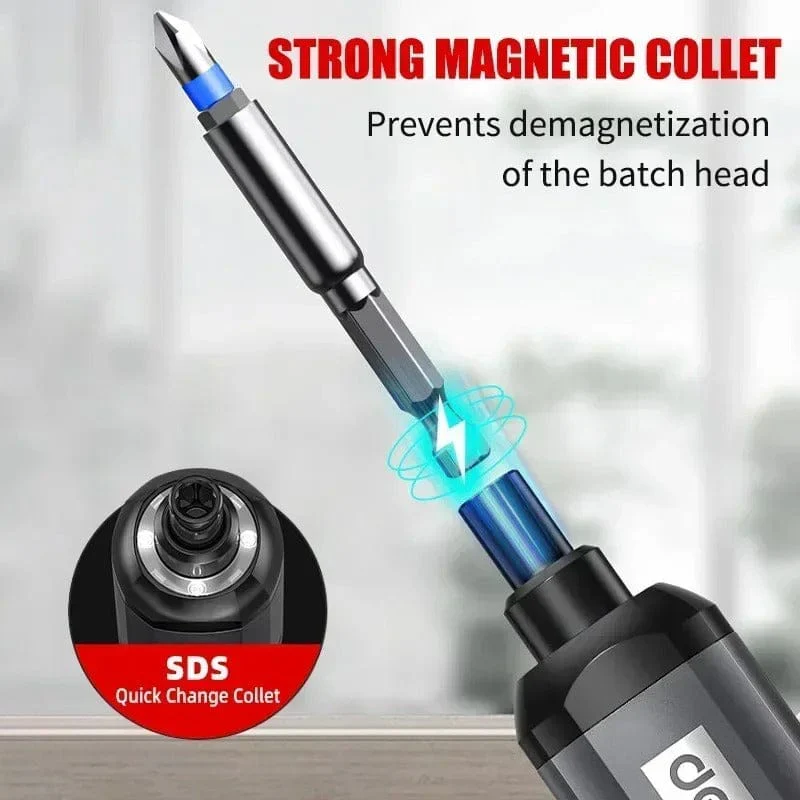 Cordless Electric Screwdriver Rechargeable 4V Mini Drill Lithium Battery