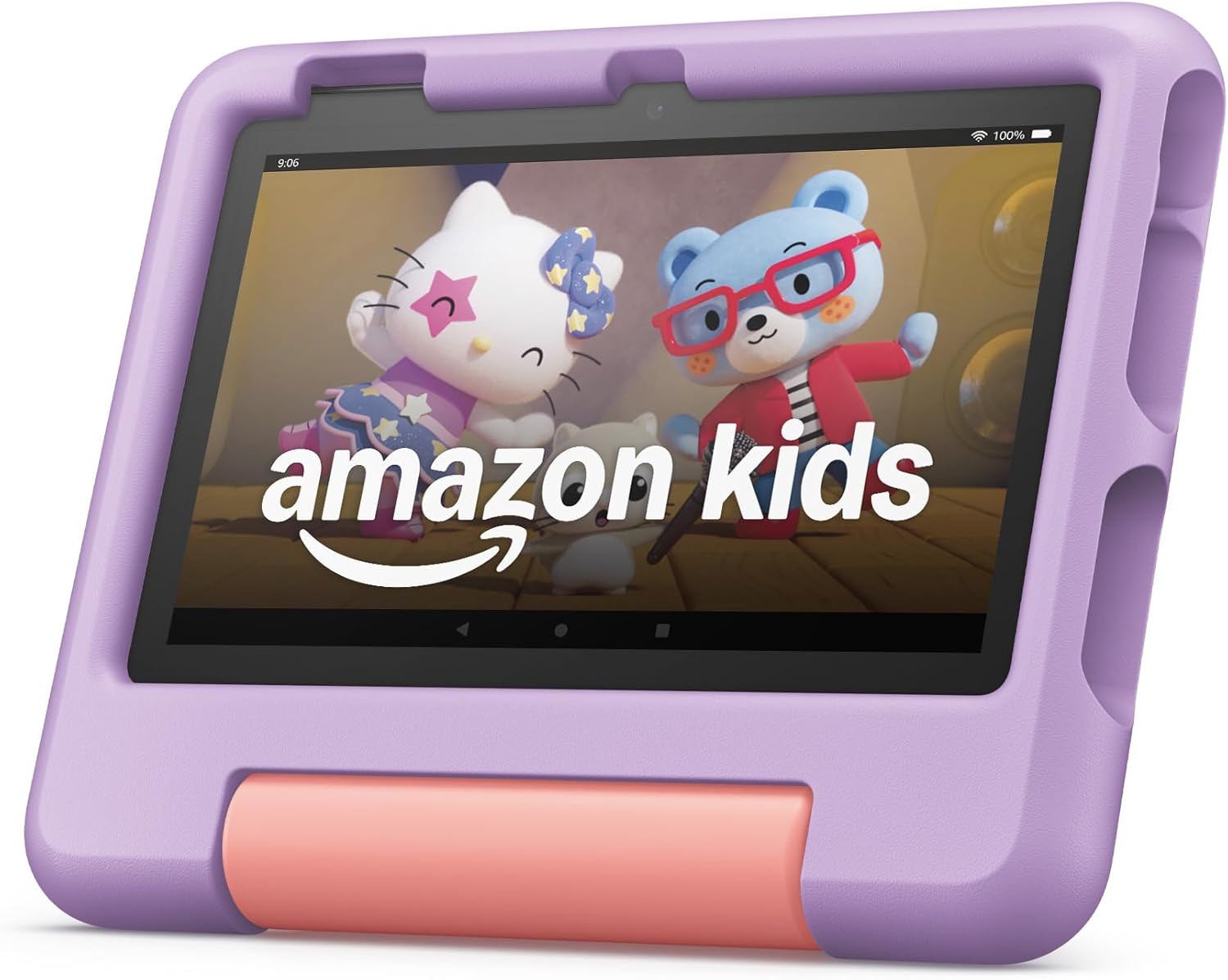 Amazon Fire 7 Kids tablet (newest model) ages 3-7. Top-selling 7" kids tablet on Amazon. Includes ad-free and exclusive content, easy parental controls, 10-hr battery, 16 GB, Purple