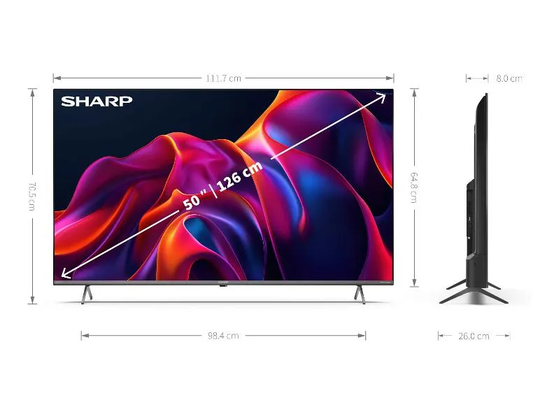 ULTRA HD SMART TV ?50GM6245E?, met spraakbesturing